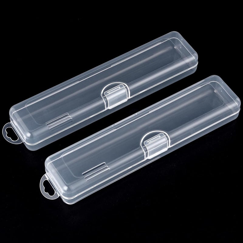 Wiojtry Tongue Scraper Case, Tongue Scraper Case Only, Tongue Scraper Travel Case, Tongue Cleaner Case, Case for Tongue Scraper, Tongue Scraper Holder, Transparent Tongue Cleaner Case - Image 1